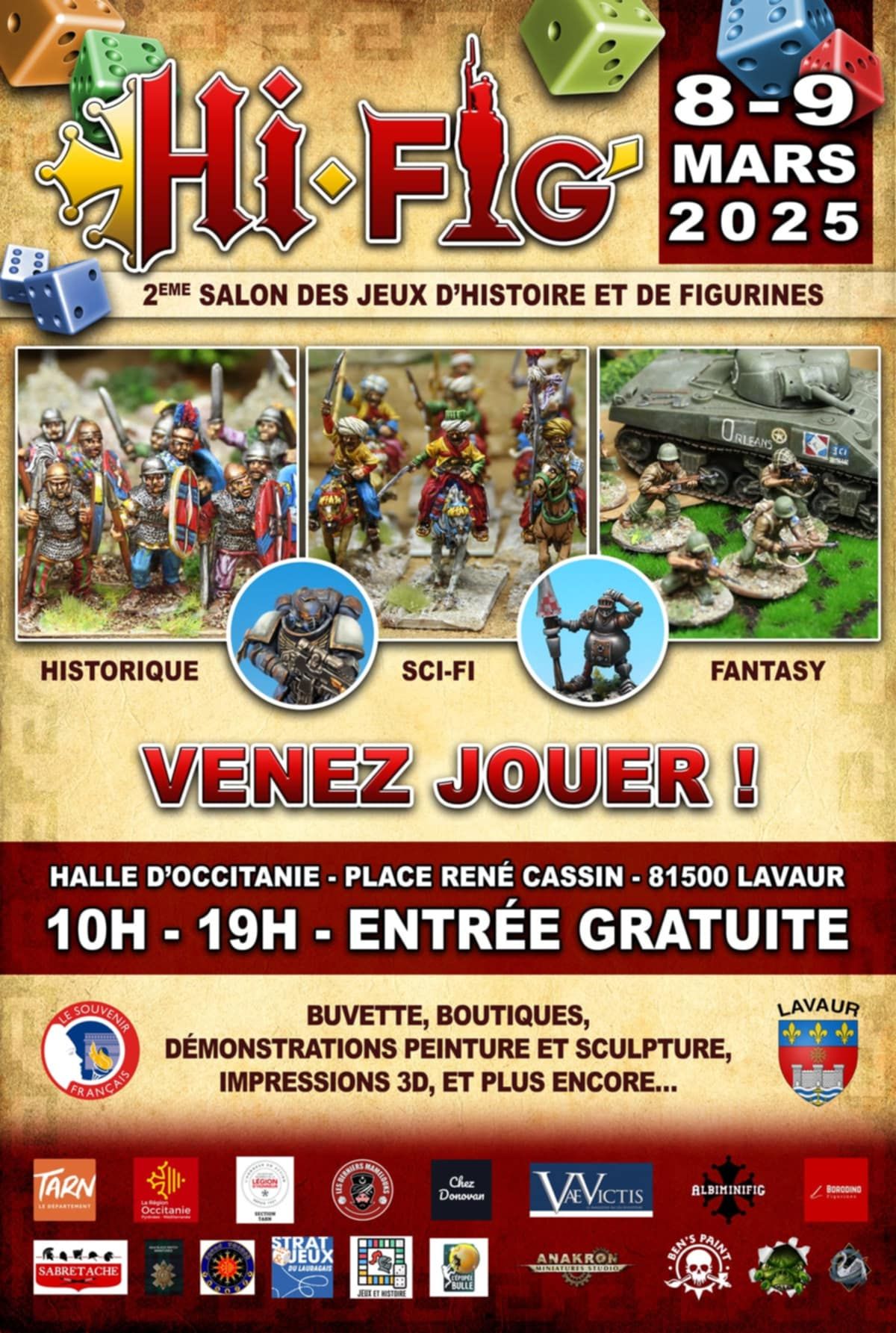 Hi-Fig, salon des jeux d'Histoire et de figurines