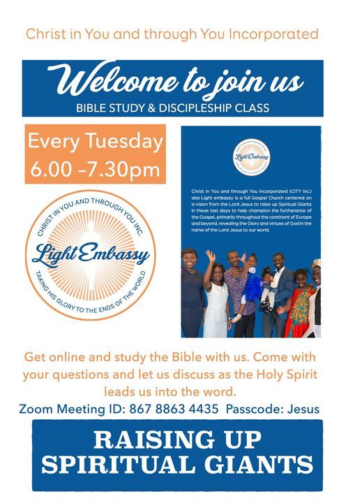 Bible Study and Discipleship class