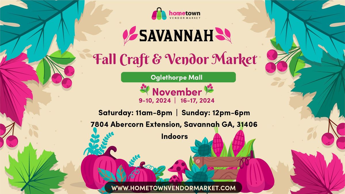 Savannah Fall Craft and Vendor Market