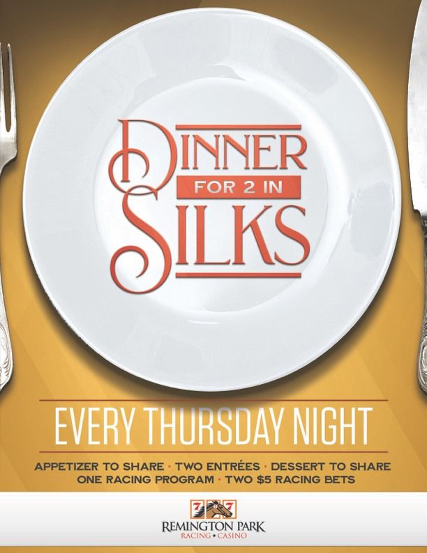 Silks Dinner for Two!