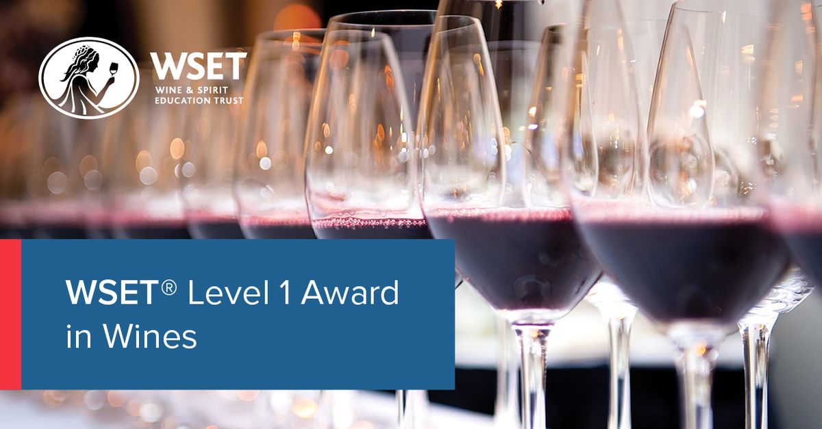 WSET Award In Wines Level 1 Inc Exam