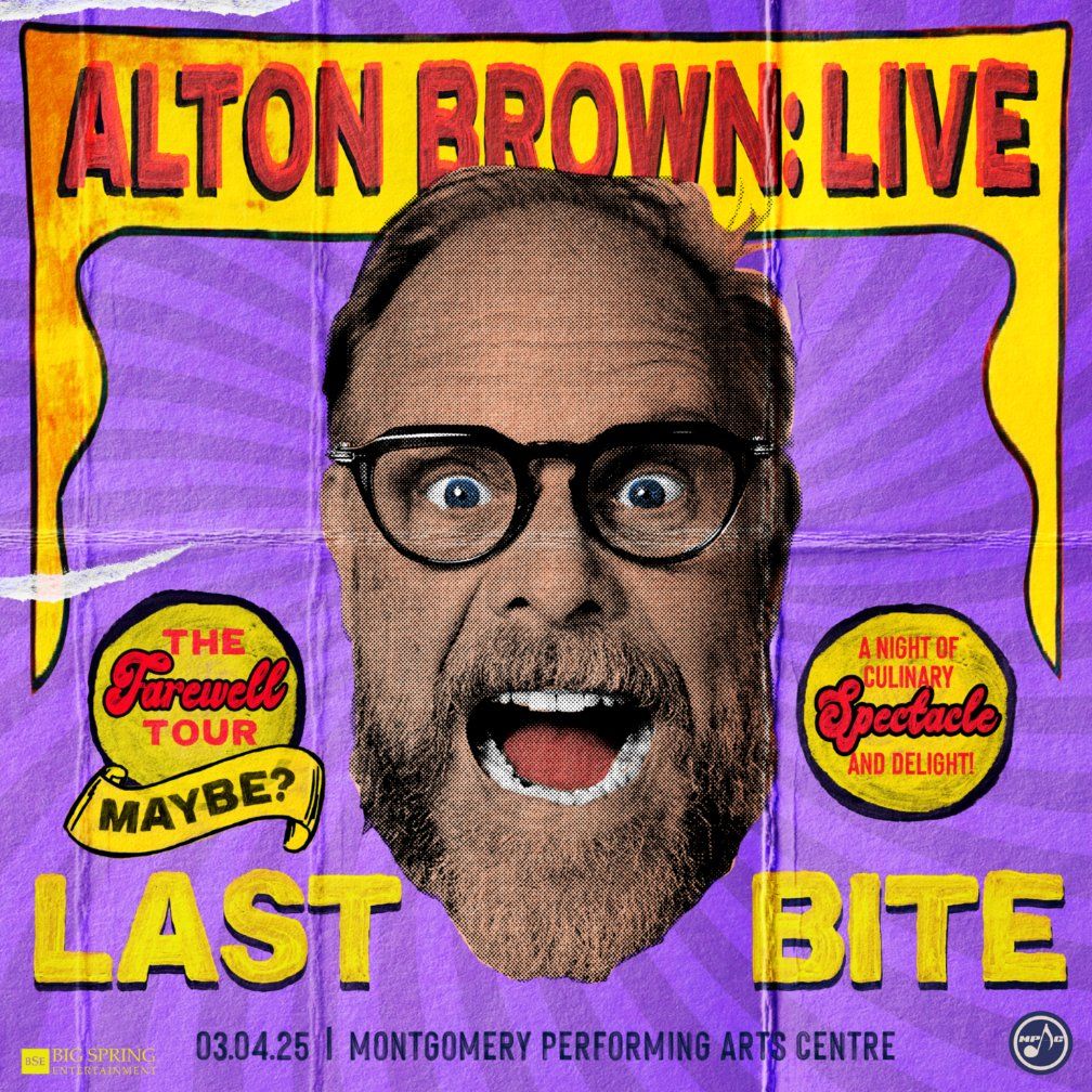 Alton Brown at Montgomery Performing Arts Centre