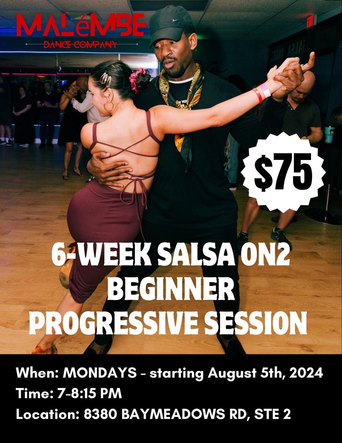 6-Week Beginner Salsa Dancing Course *no partner required*