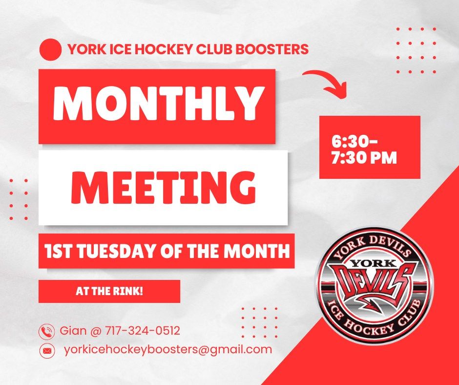 Monthly Booster Meeting