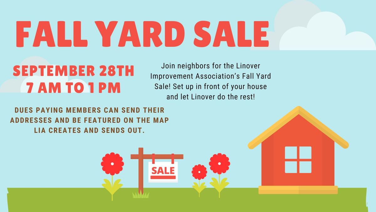 Linover Fall Yard Sale