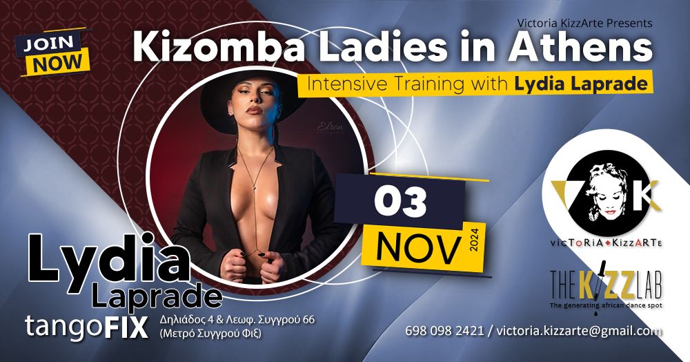 Lydia Laprade in Athens-Kizomba Ladies Intensive Training 