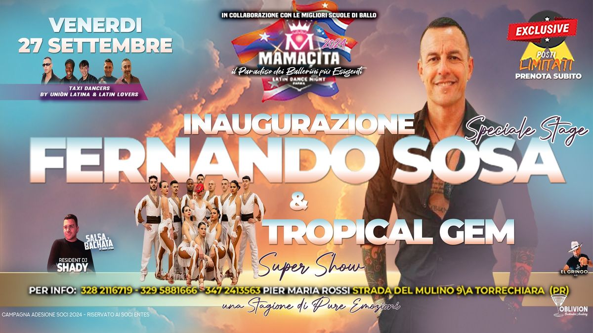 Venerdi\u0300 27 Settembre Inaugurazione Mama\u00e7ita 24\/25