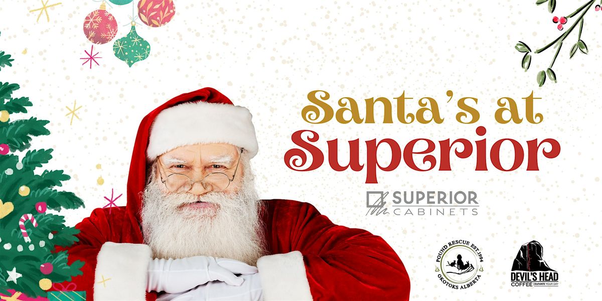 Santa\u2019s at Superior Cabinets Calgary