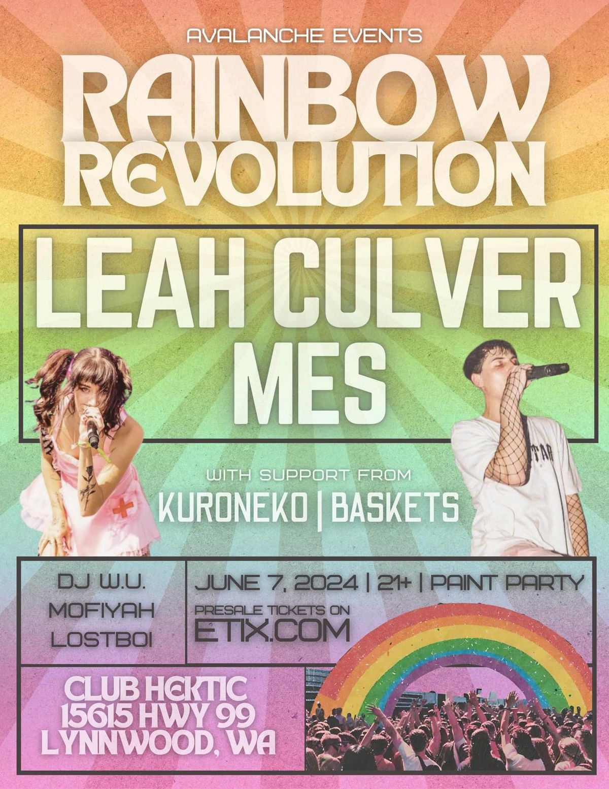 Rainbow Revolution Paint Party - Baskets \/ Kuroneko \/ Mes \/ Leah Culver 