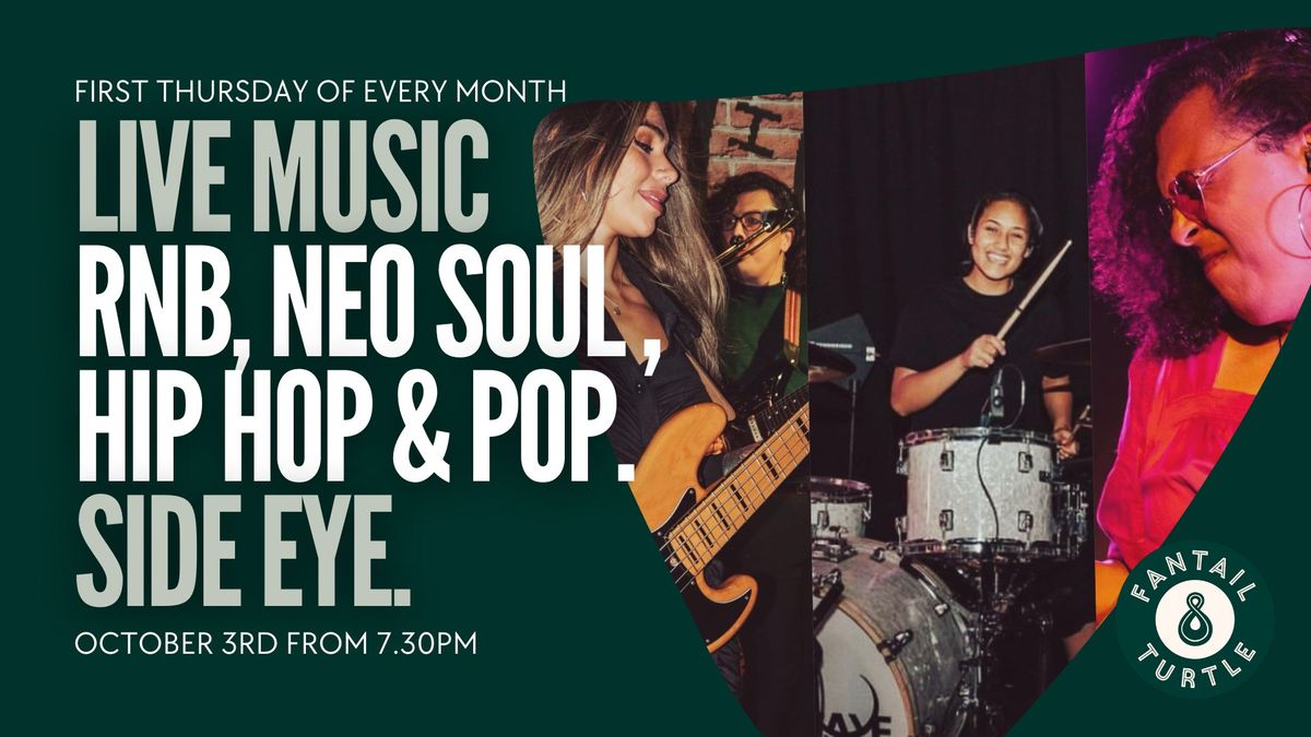 SideEye - live RnB, Neo Soul, Hip Hop & Pop (First Thursdays - Tunes on Tap)