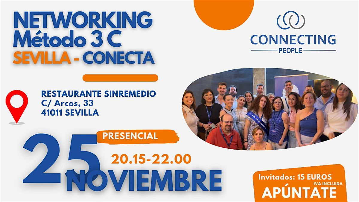 NETWORKING SEVILLA -Evento presencial - 25 NOVIEMBRE