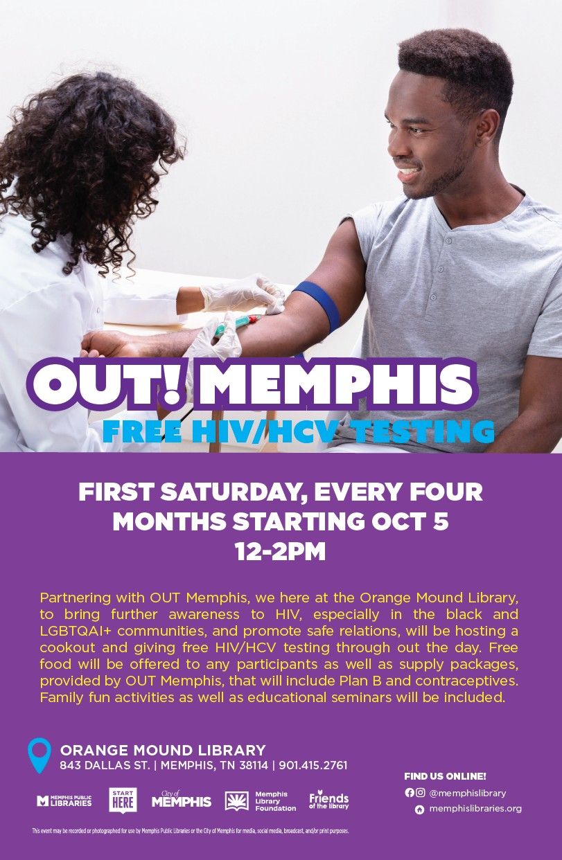 OUTMemphis Free HIV\/HVC Testing