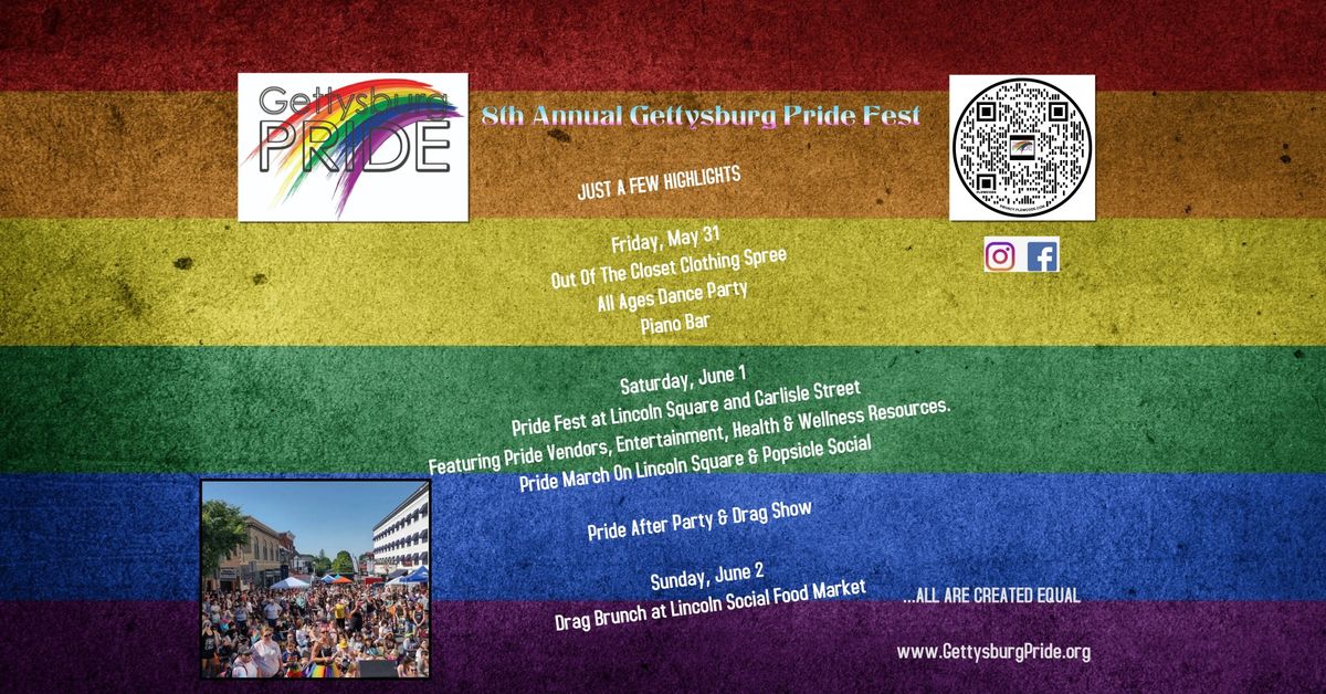 8th Annual Gettysburg Pride Fest 2024