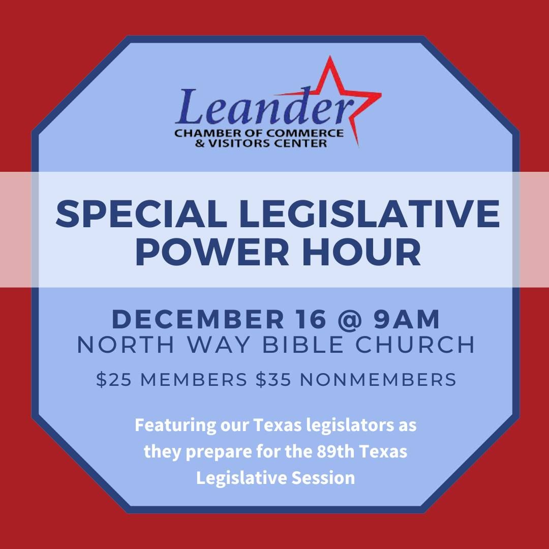 Special Legislative Power Hour