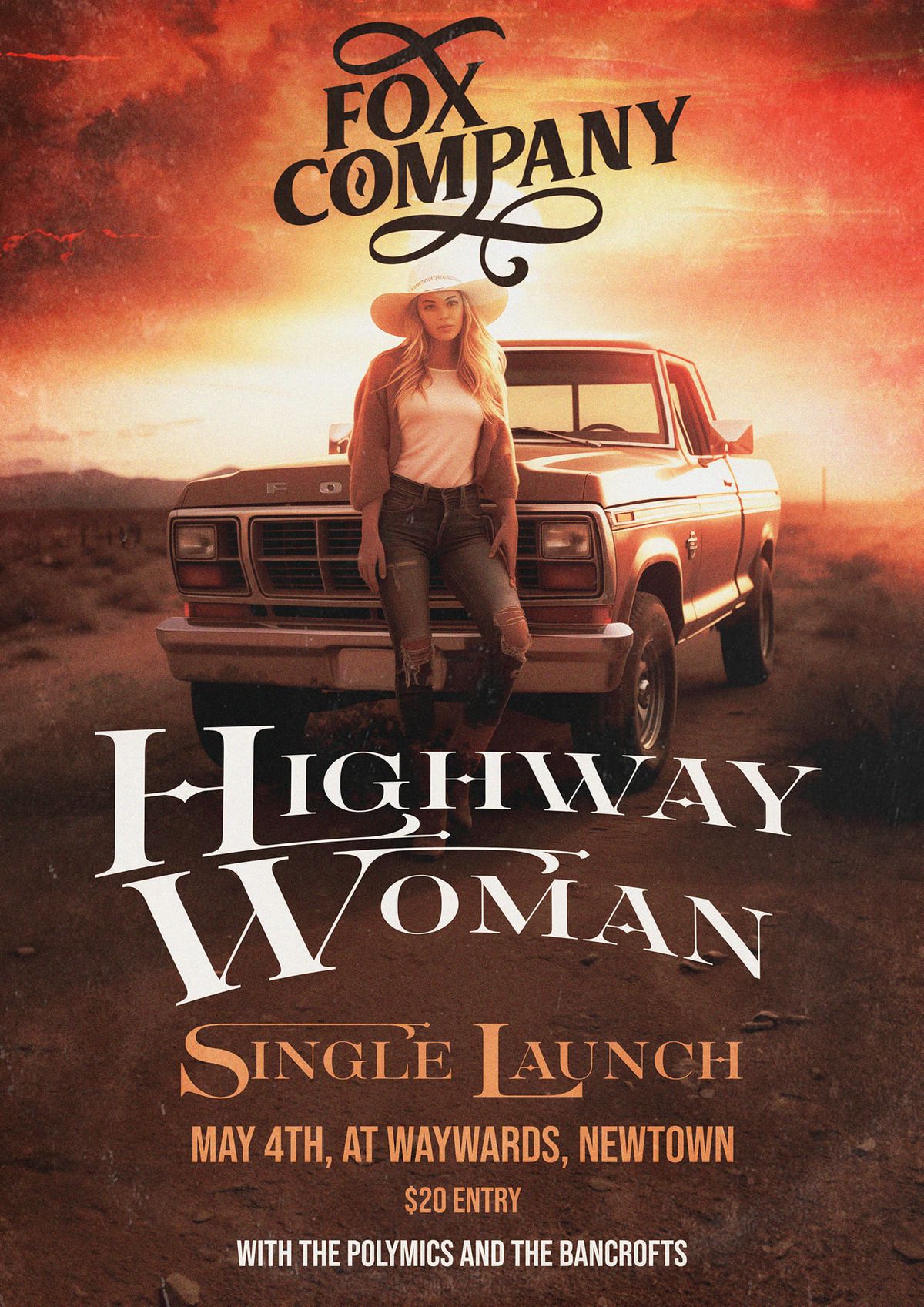 Fox Company " Highway Woman" Single Launch Ft. The Polymics and The Bancrofts