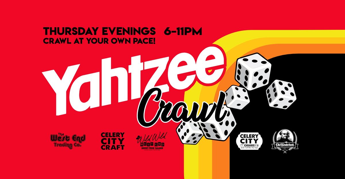 Yahtzee Bar Crawl Thursday Evenings!