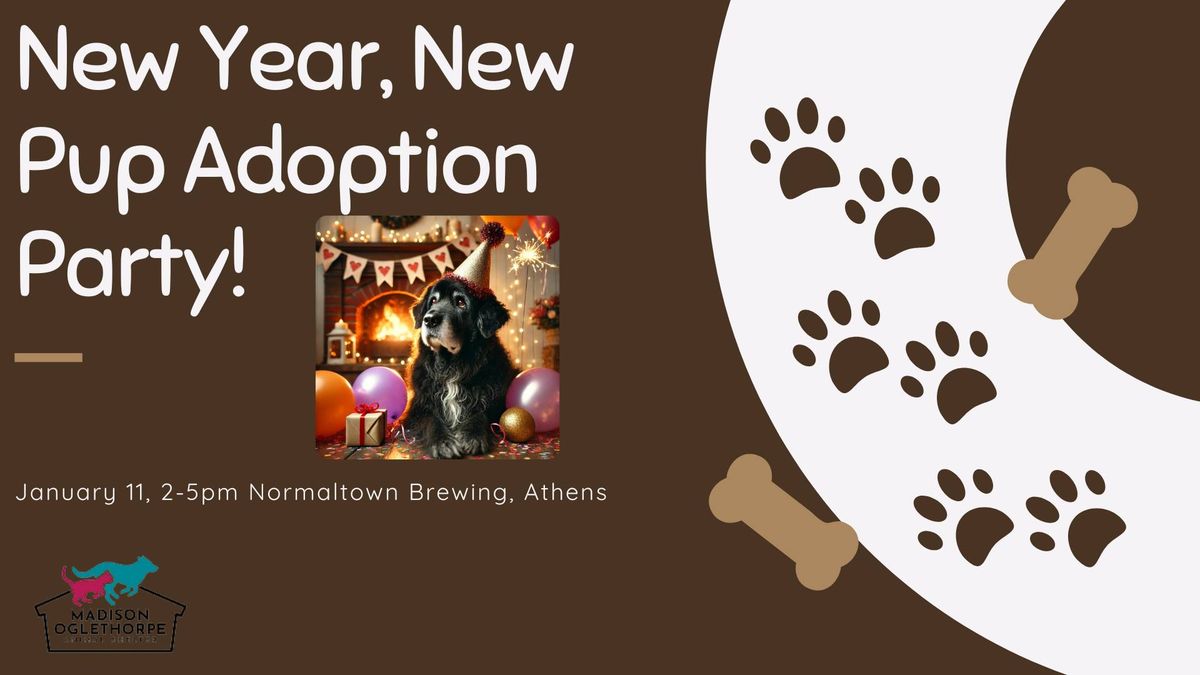 New Year, New Pup Adoption Party!