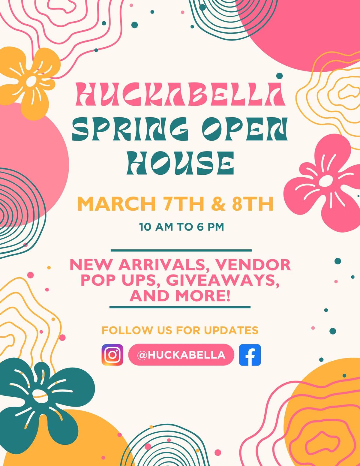 Huckabella Boutique Spring Open House