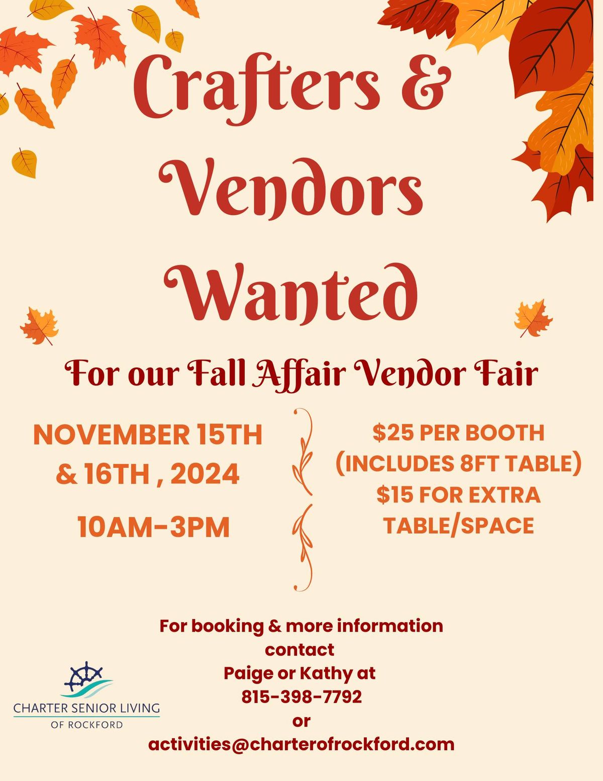 Fall Affair Vendor Fair