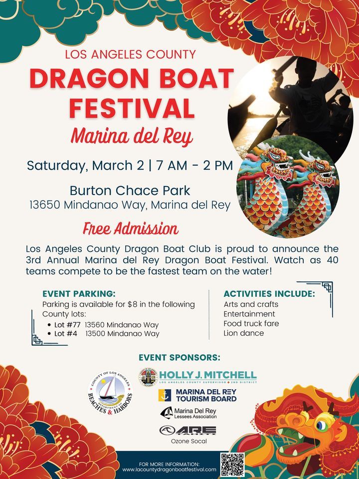 2025 Marina del Rey Dragon Boat Festival, Burton Chace Park, Marina Del