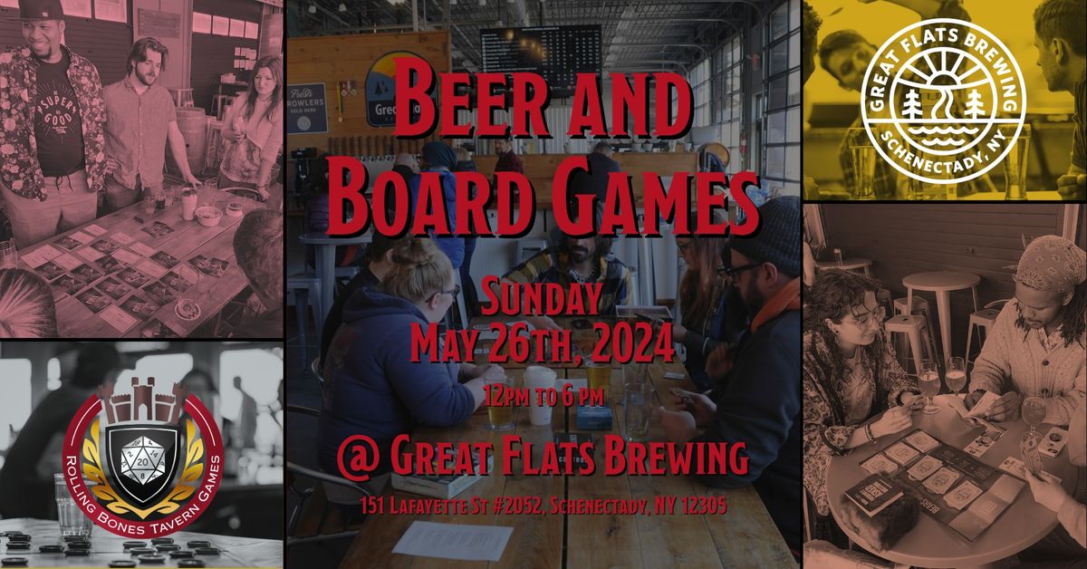 Beer and Board Games at Great Flats