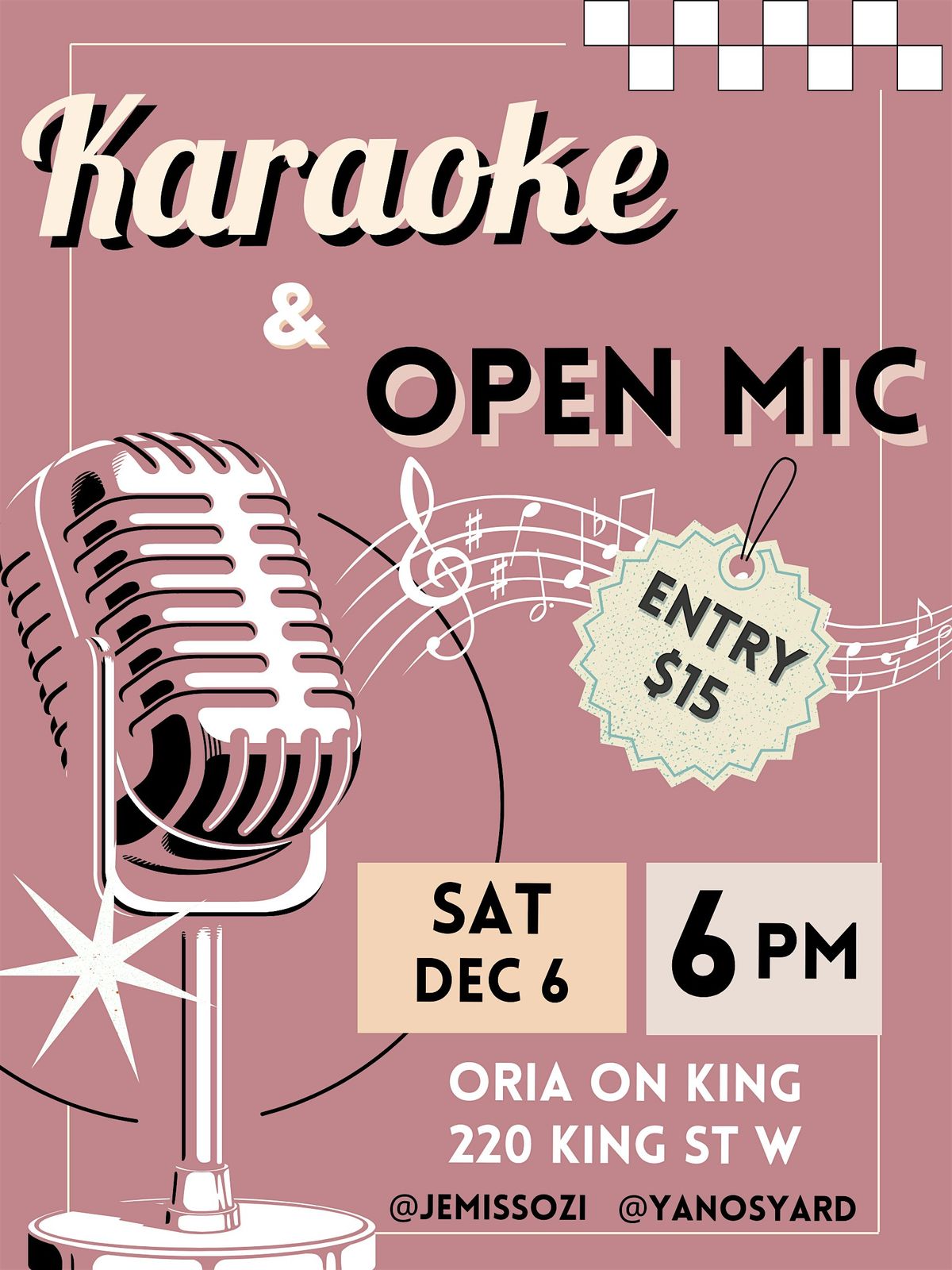 Karaoke & Open Mic Night Party!