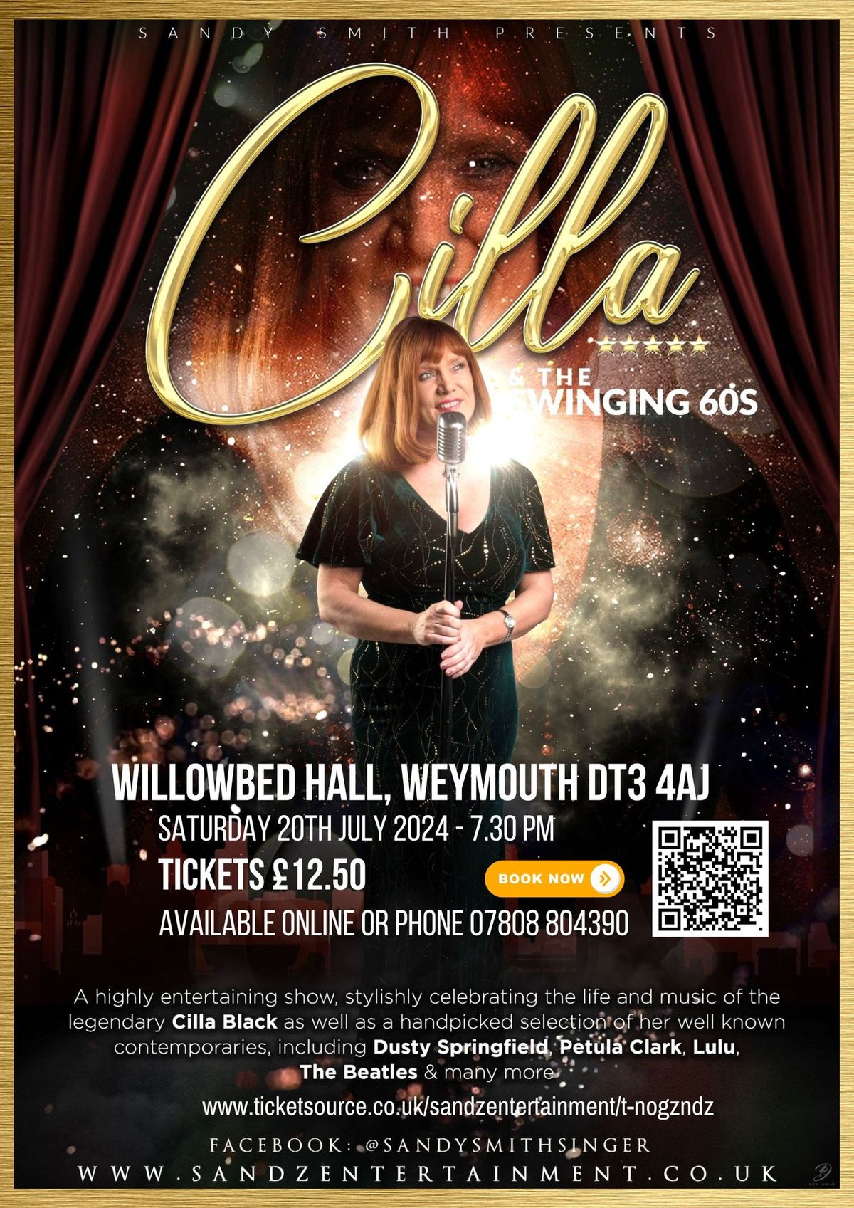 Cilla & The Swinging 60s Show - Weymouth - 20th July 2024