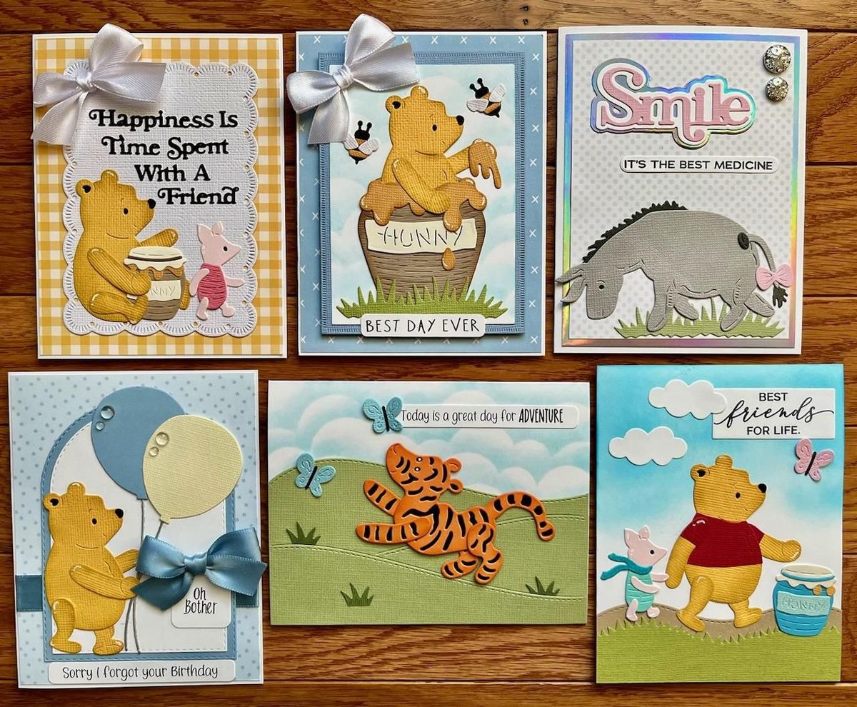 February Winnie The Pooh Card Class with Nikki