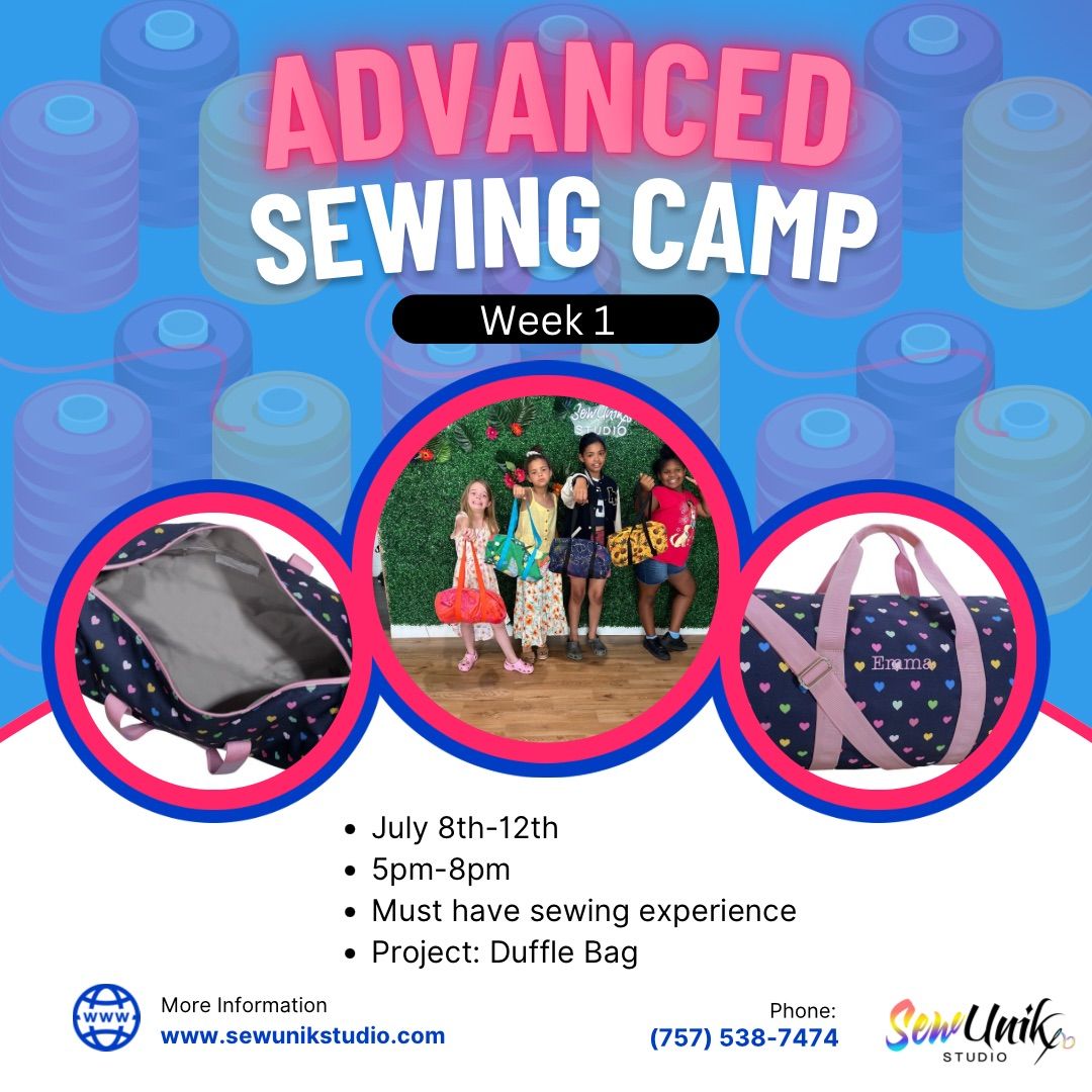 Advanced Sewing Camp (July 8-12th)