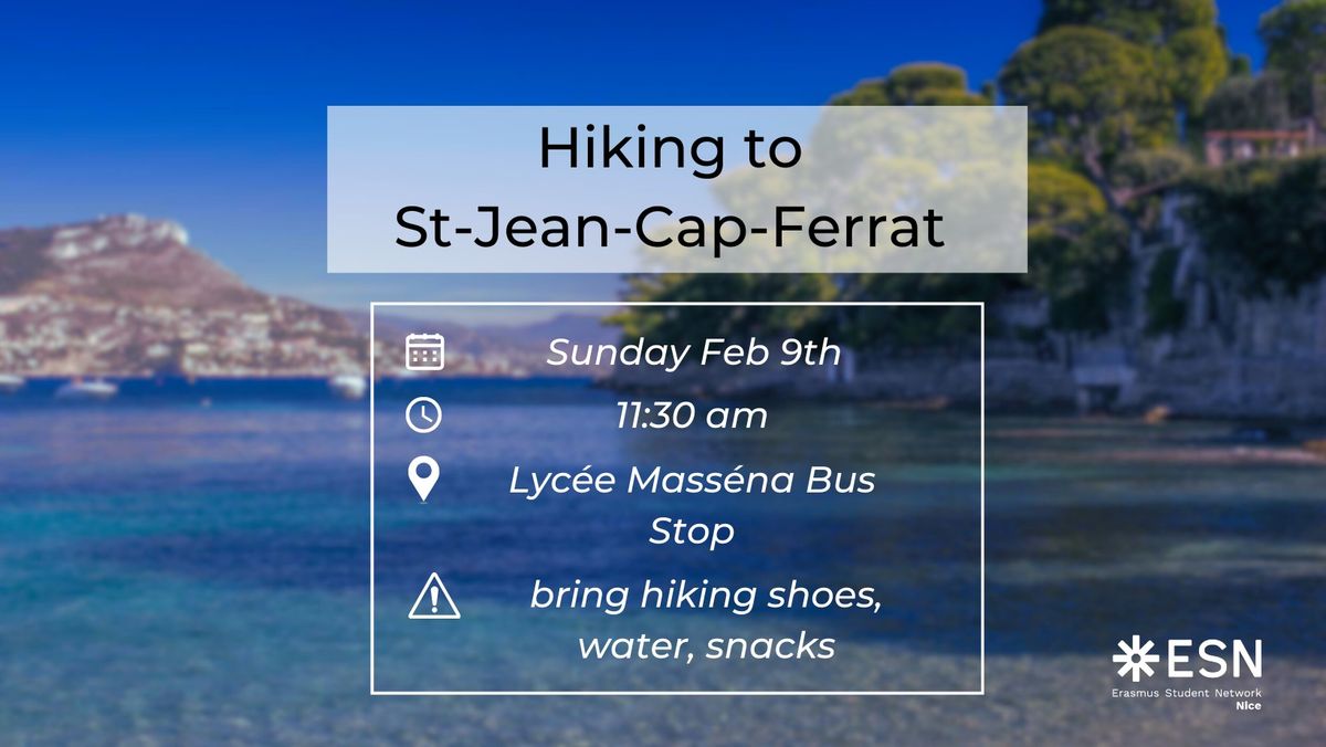 Hiking to St-Jean-Cap-Ferrat by ESN Nice