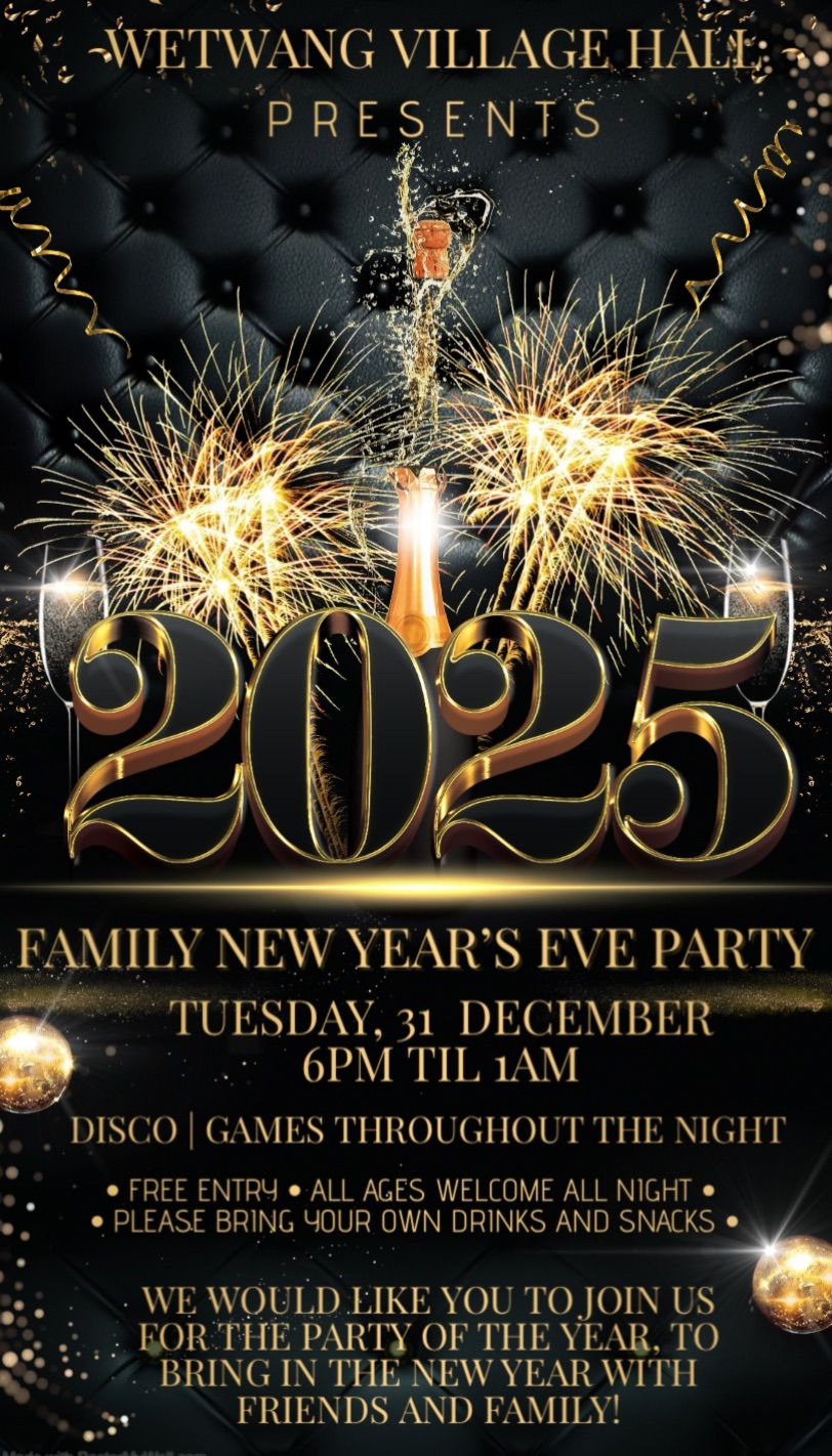 FAMILY NEW YEAR\u2019S EVE PARTY