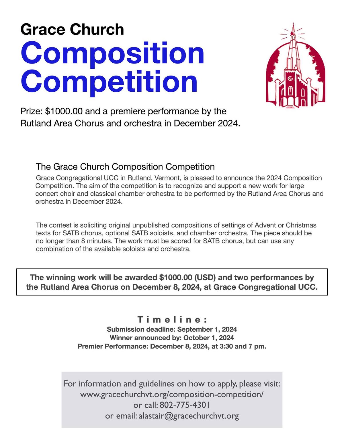 Grace Church Composition Competition