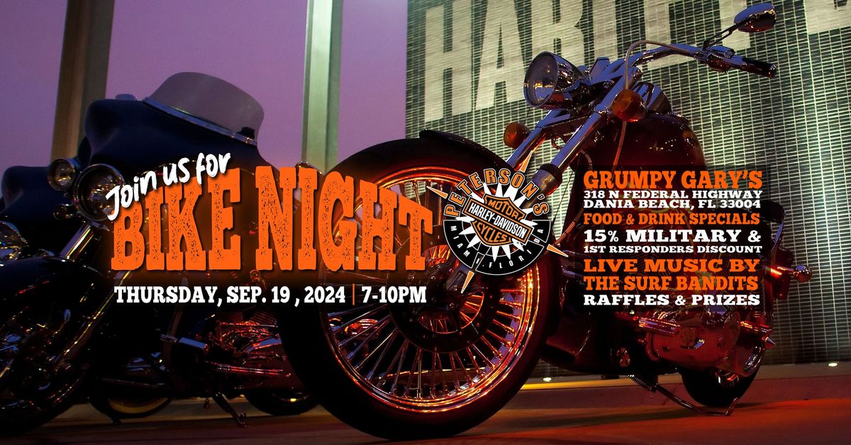 Bike Night @ Grumpy Gary's!