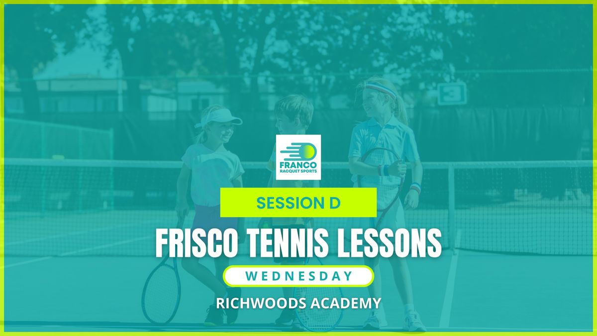 FRISCO \/ RICHWOODS TENNIS LESSONS - Intermediate (11 to 14YR)
