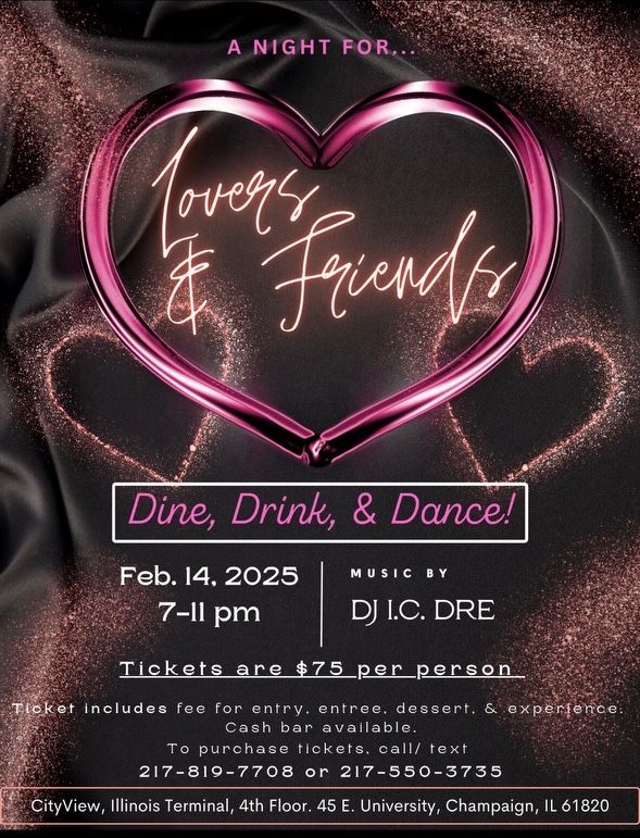 VALENTINES DAY LOVERS AND FRIENDS SOIREE & DINNER