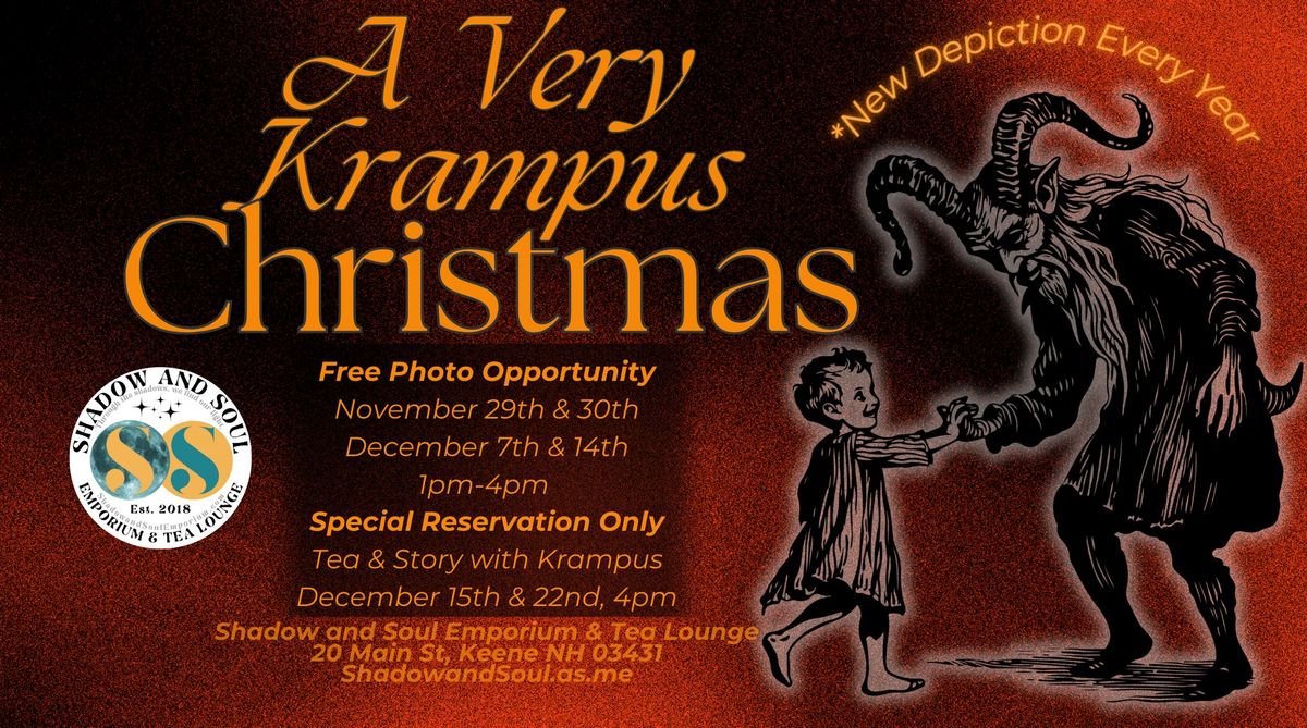 A Very Krampus Christmas: Story & Tea Time with 3 Tier Trays in the Tea Lounge (Reservations)