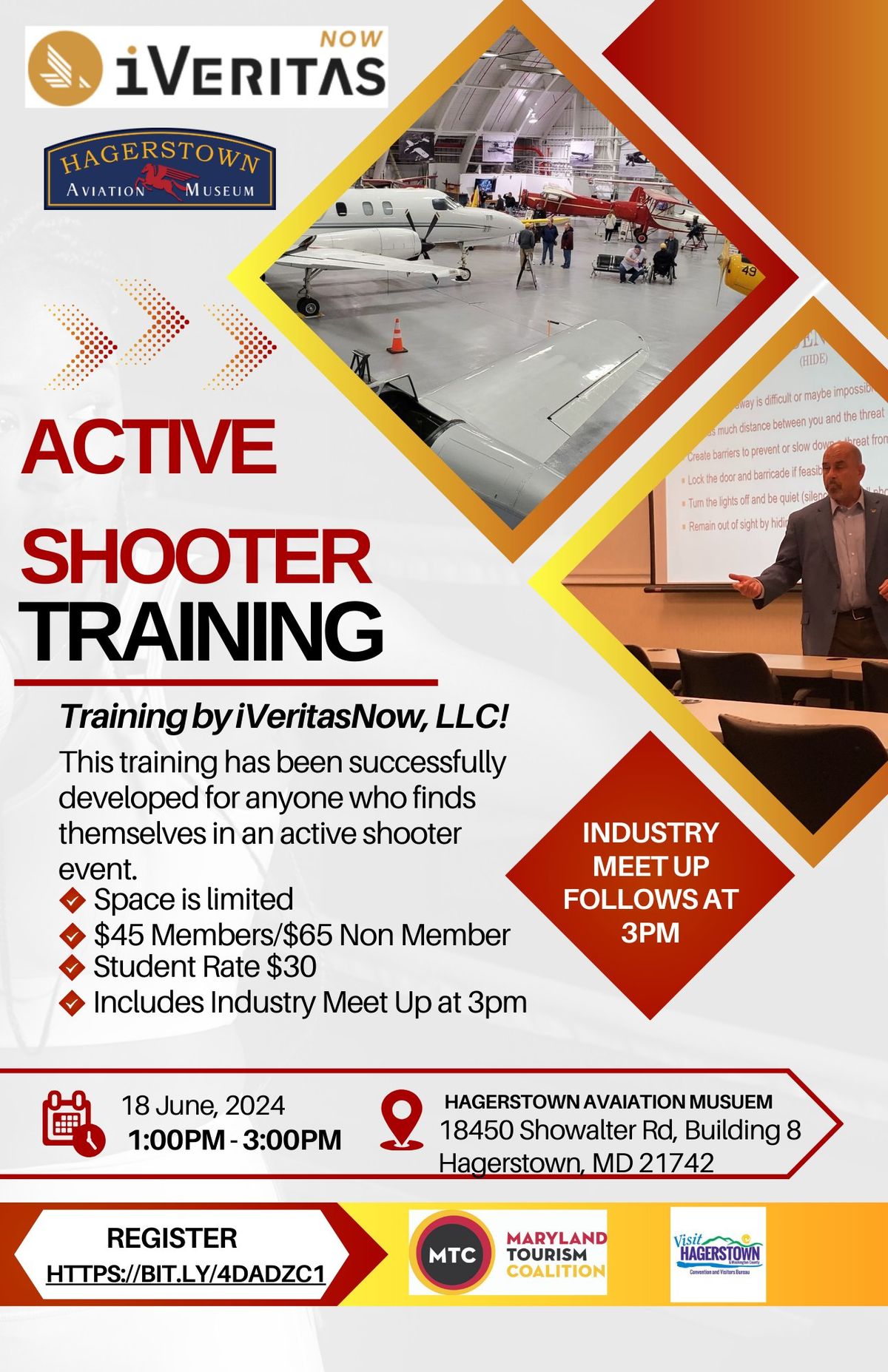 Active Shooter Training & Industry Meet Up