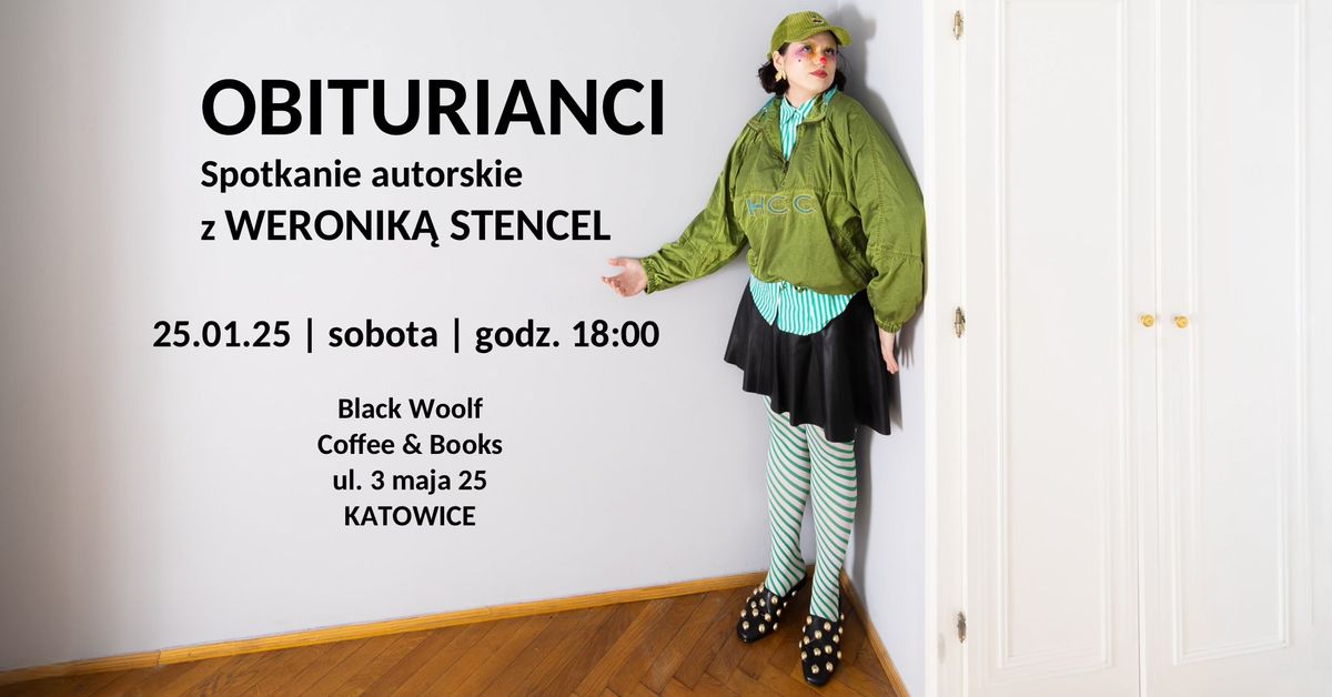 "Obiturianci" - spotkanie autorskie z Weronik\u0105 Stencel