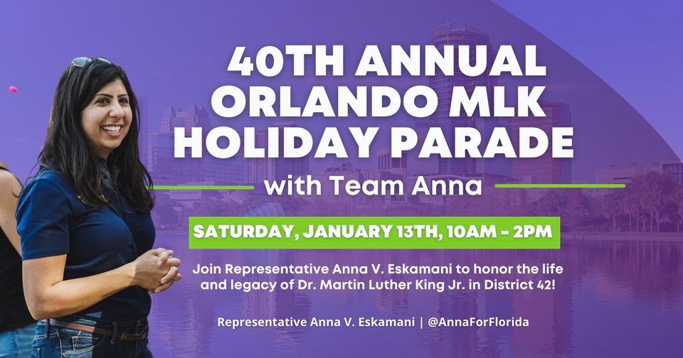 Join Team Anna for the Orlando MLK Jr. Parade