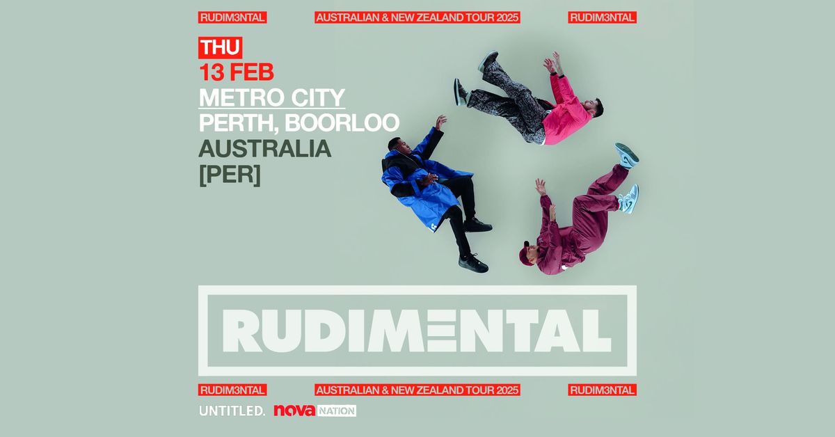 RUDIM3NTAL Australia Tour 2025 - Boorloo \/ Perth