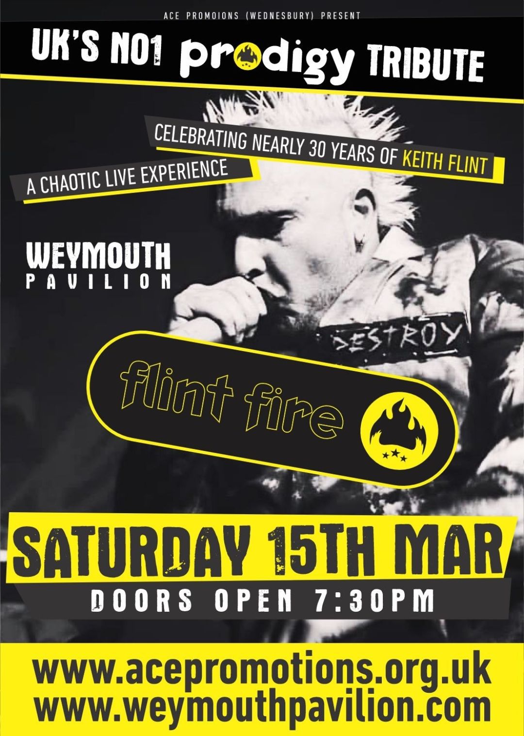 Flint Fire \u2013 The Ultimate Keith Flint Prodigy Tribute