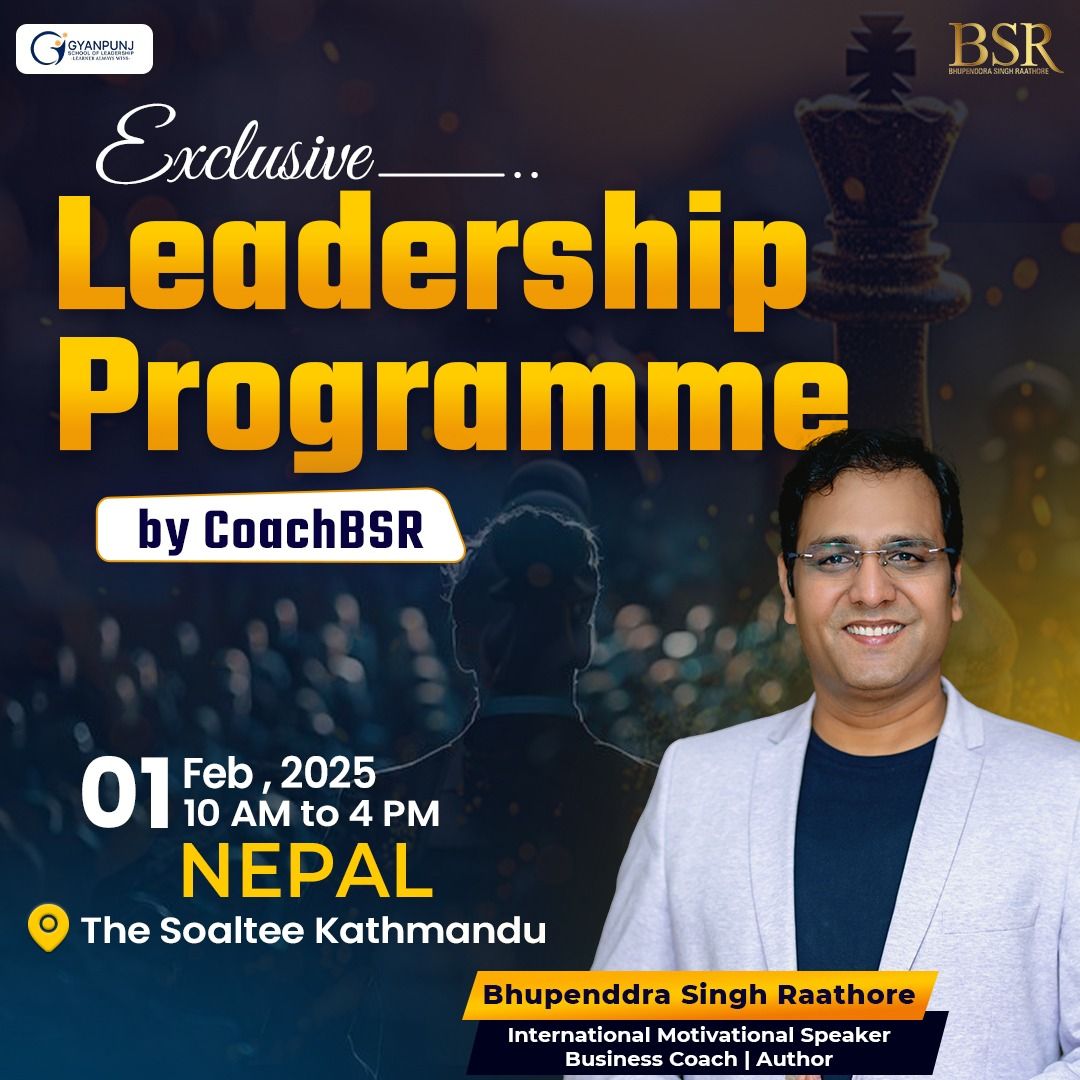 Exclusive Leadership Program by Dr. Bhupendra Singh Rathore