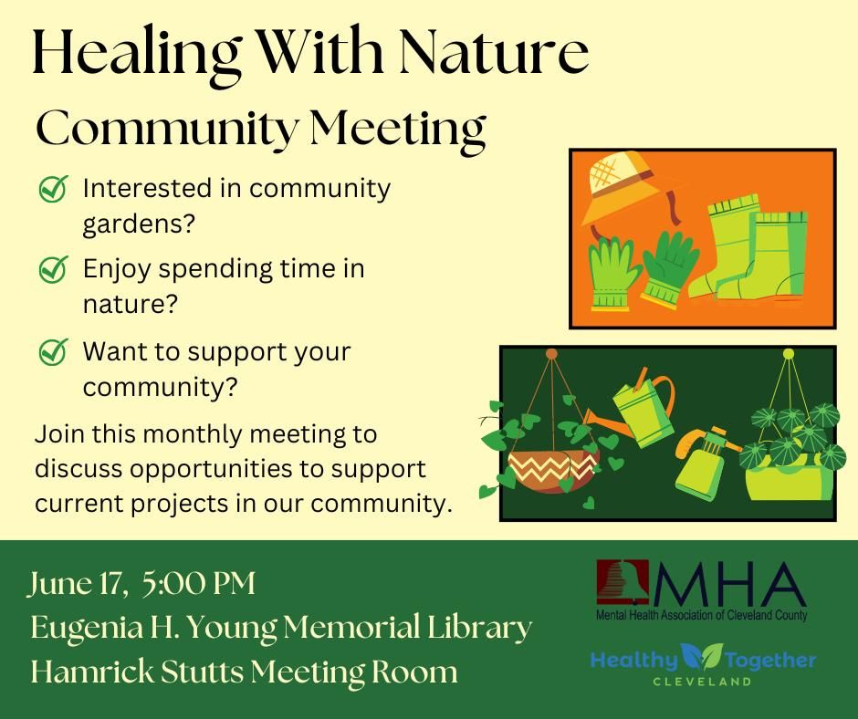 Healing With Nature Community Meeting