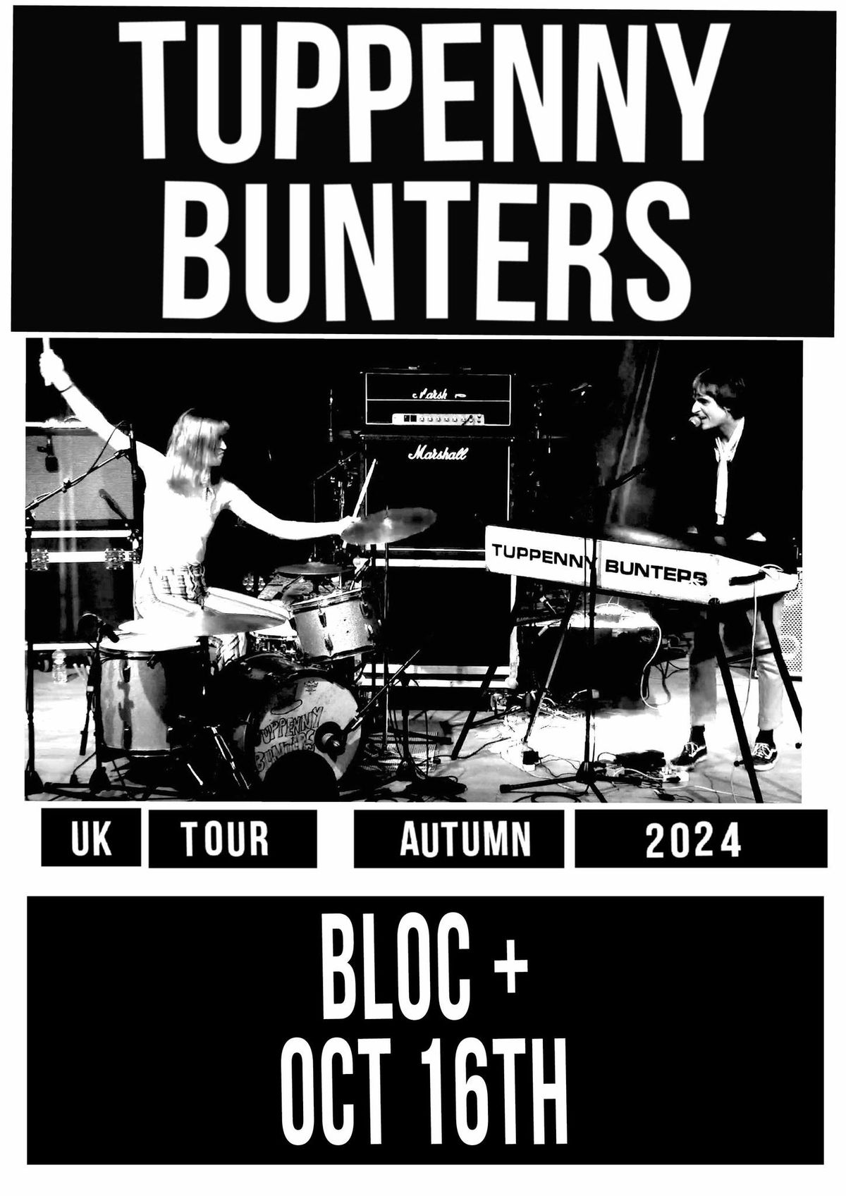 Tuppenny Bunters @ Bloc+ (Glasgow) \/\/ Wed 16th October \/\/ FREE ENTRY