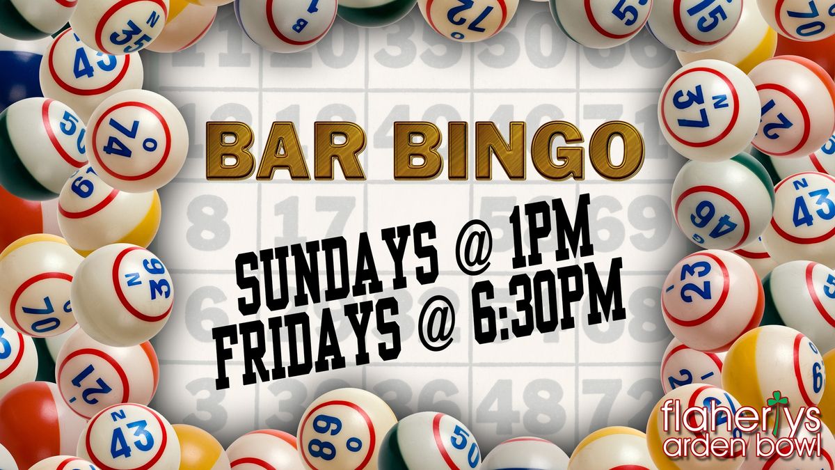 Sunday Bar Bingo 