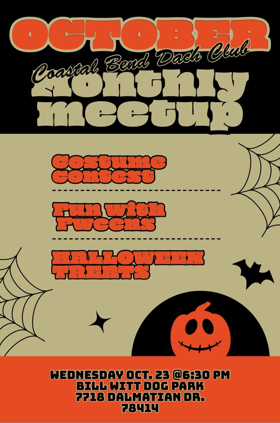 October monthly meetup