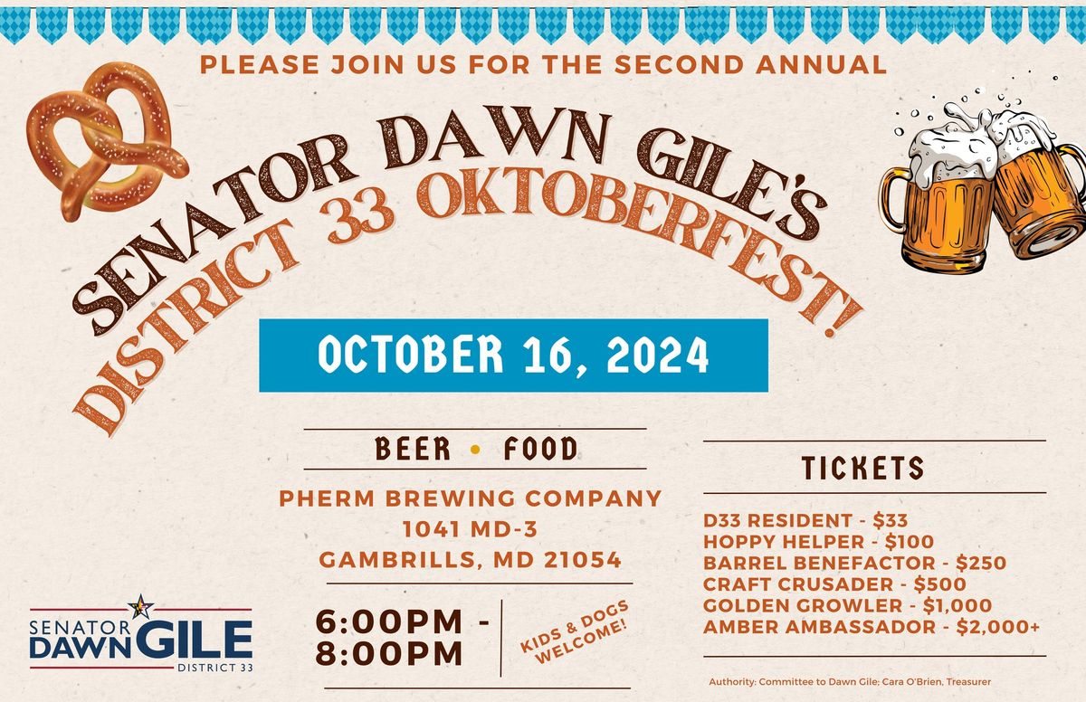 Senator Dawn Gile's District 33 Oktoberfest!