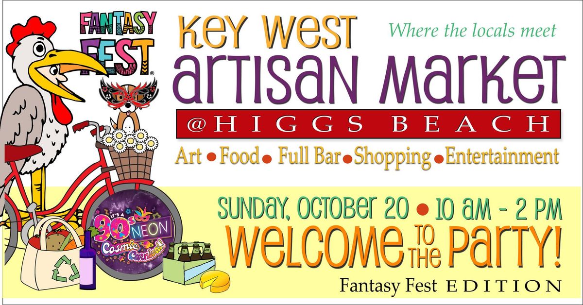 Key West Artisan Market: Welcome to the Party Fantasy Fest Edition