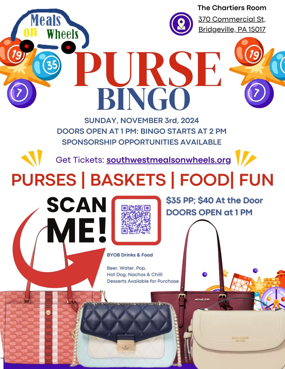 Purse Bingo Night