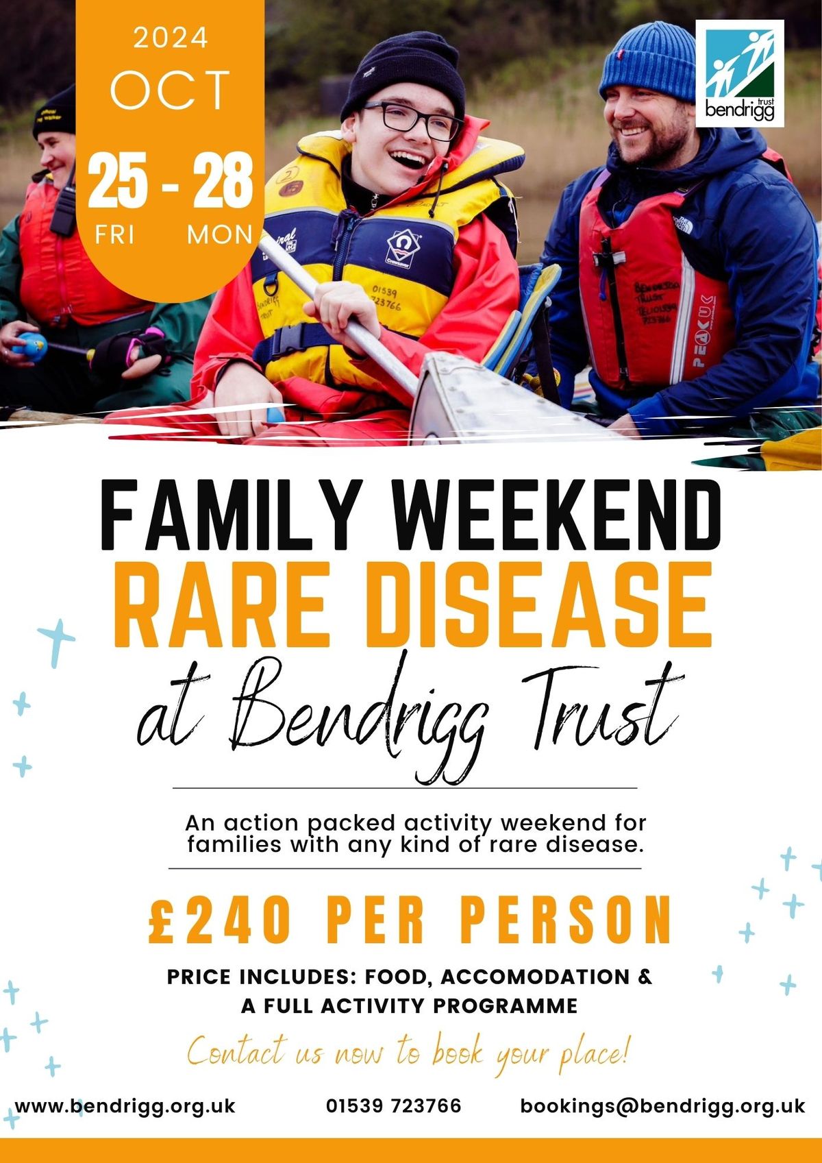 Rare Disease Family Weekend 2024 (3 nights)